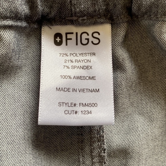 Figs Technical Collection Pisco Basic Straight Leg Scrub Pants , Size XX-Large - Picture 3 of 12
